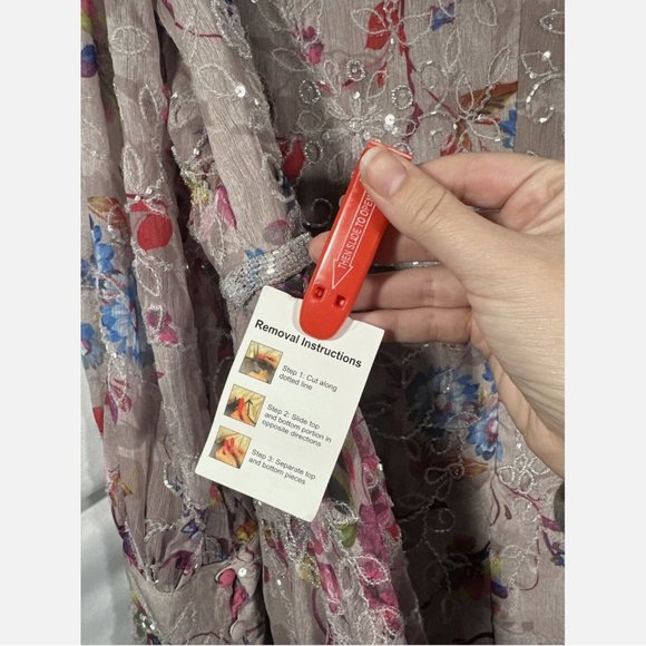 NWT $498 Mac Duggal [ 18 ] Floral Embellished Long Sleeve Midi Dress Mauve‎ - Picture 16 of 16